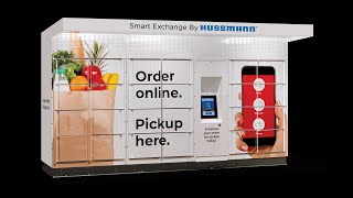 Experience the Convenience and Ease-of-Use of Hussmann's Smart Exchange Locker