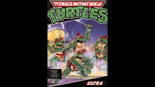 Teenage Mutant Ninja Turtles C64 - Side View Us Version