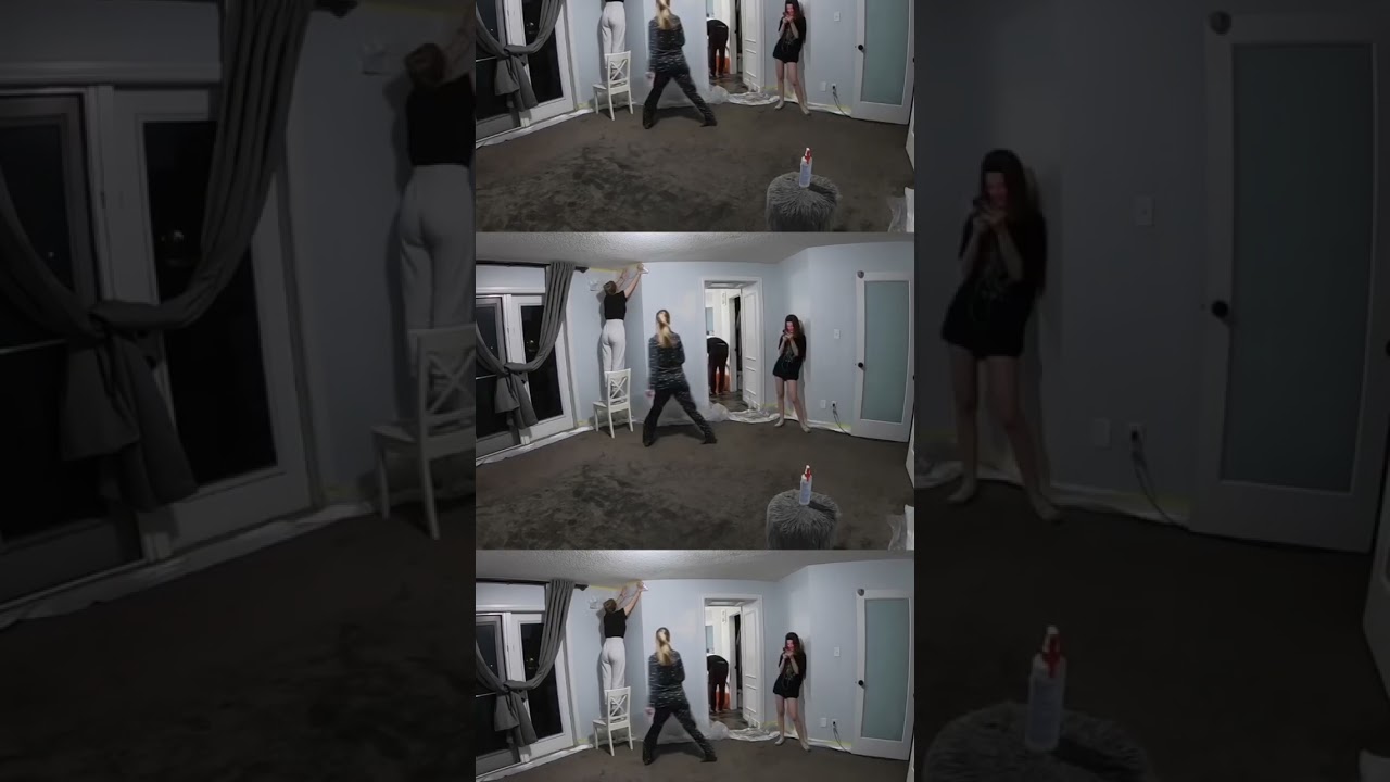 Girls Take Over DIY Duty! 😅 Ceiling Scraping for the Win 💪 