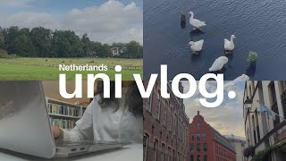 netherlands uni vlog : studying, baking, and exploring at the end of summer ?