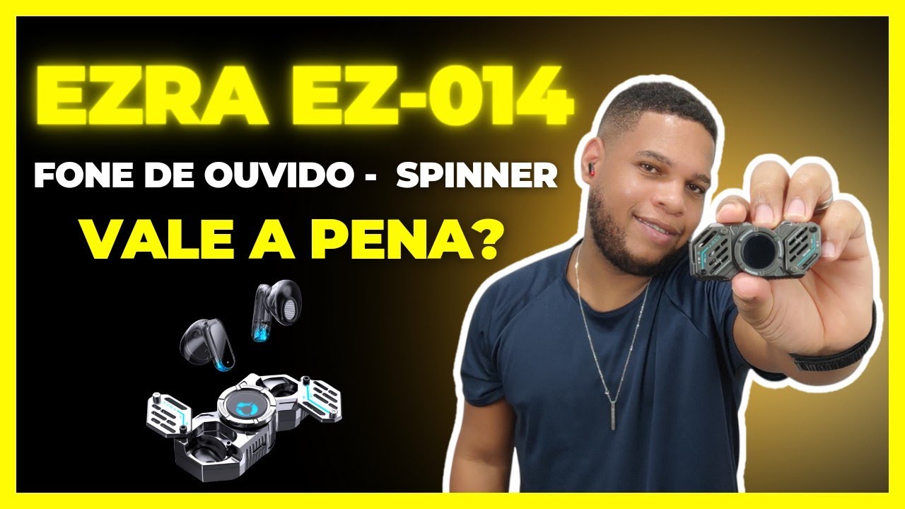 Fone de ouvido bluetooth - Spinner ( EZRA EZ 014 )