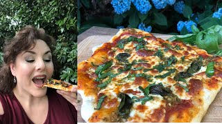 ITALIAN SHARES 3 SECRETS TO THE BEST PIZZA DOUGH | EASY NO KNEAD RECIPE