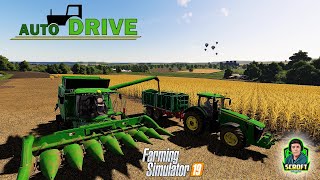 Unload Combine Feature | How To Use AutoDrive Part 5 - FS19