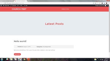 Shrine Church Wordpress Theme : Installation & Demo Setup