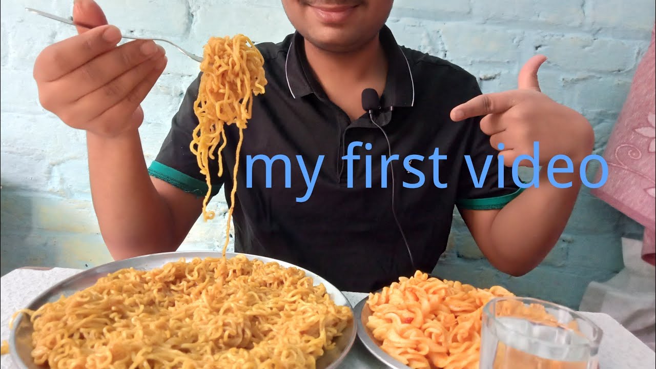 Maggie pasta challenge ll my first video ll 