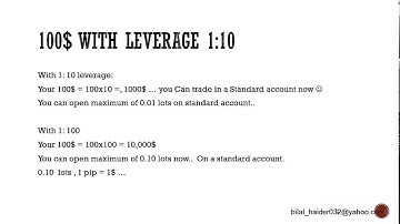 Forex For Beginners Part 6 - Leverage (how can i start trading with 100$)