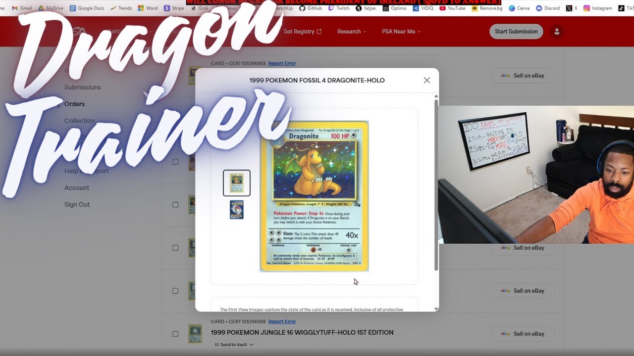 Reaction to NEW @Pokemon Set Phantasmal Flames + PSA Bulk Order Breakdown