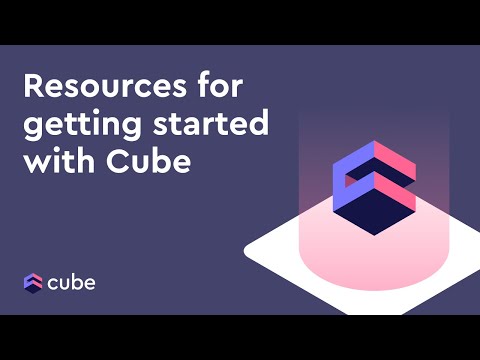 Resources for getting started with Cube.js - YouTube