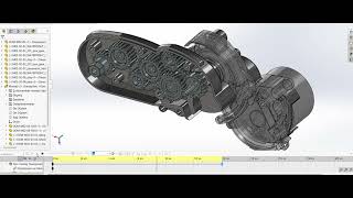 Roborock FlexiArm side brush assembly gearbox animation