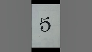 number in calligraphy l Stylish number l cursive counting #counting #numbers #cursivecounting
