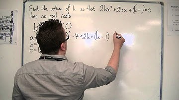 AQA Core 1 4.05c A Tricky Example of a Discriminant Quadratic Inequality