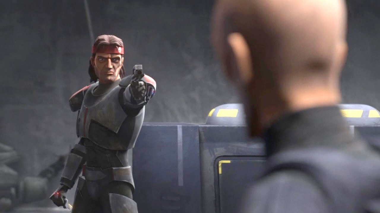 Hunter talks with Crosshair - Star Wars: The Bad Batch - Season 1 Episode 15