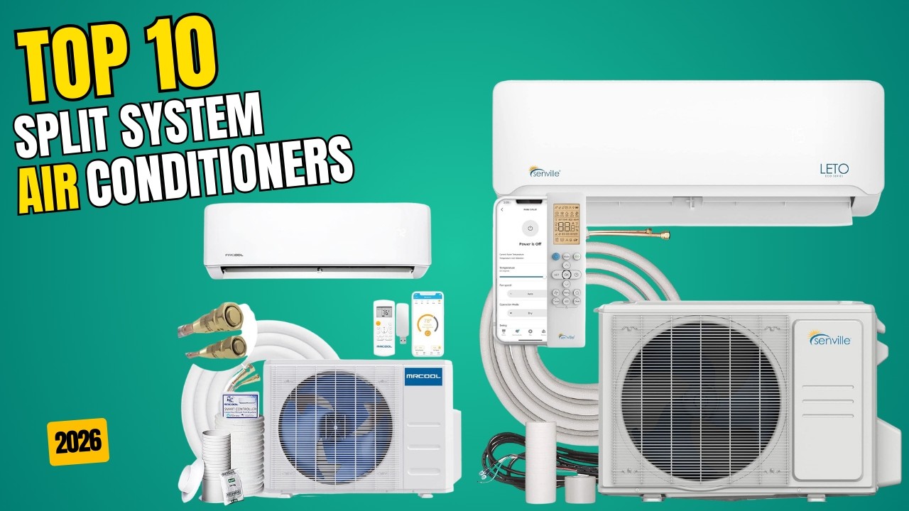 Best Split System Air Conditioner 2026 | Top 10 Best Split System Air Conditioners for Modern Homes