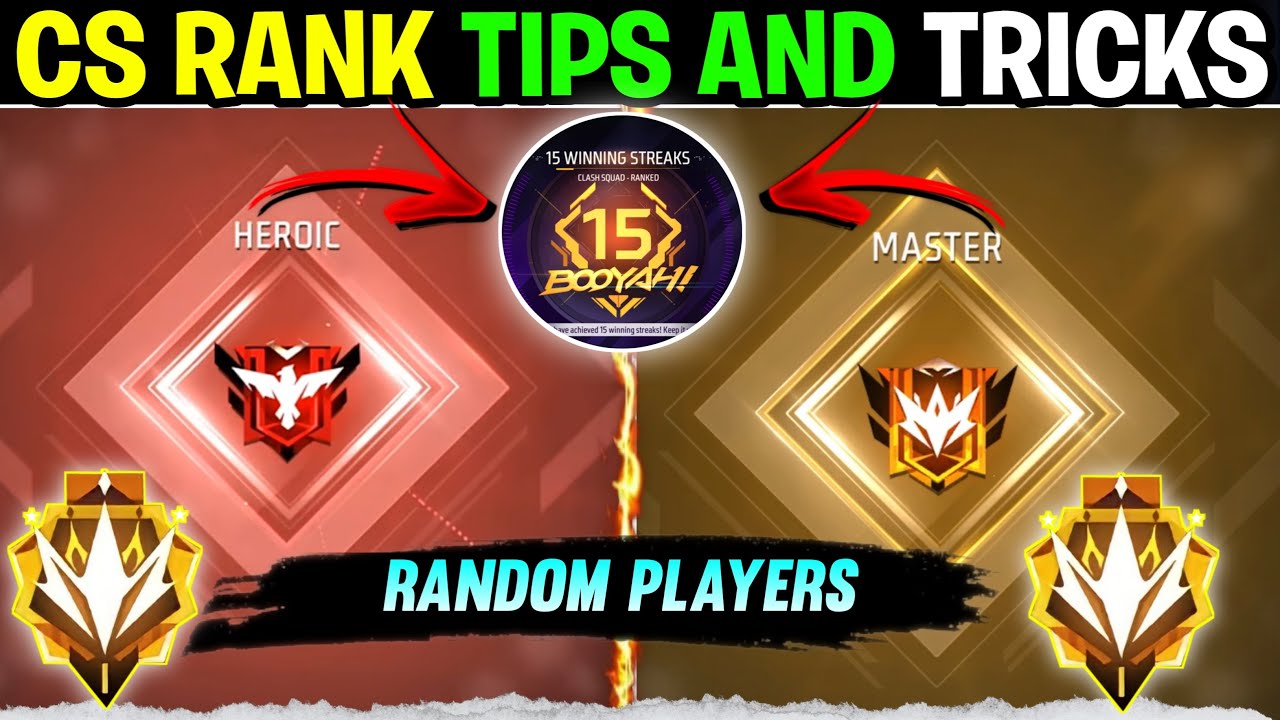 Cs Rank Push Tips And Tricks With Random players || Season 23 #gwtarun