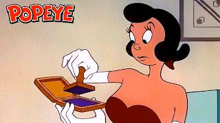 Popeye – Paris Romance Trouble: Parlez Vous Woo (1956) | Restored Cartoon