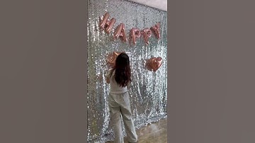 Yunfan Textiles, Birthday Party, Sequin Background Cloth, Factory Customization