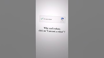 Why Robots can