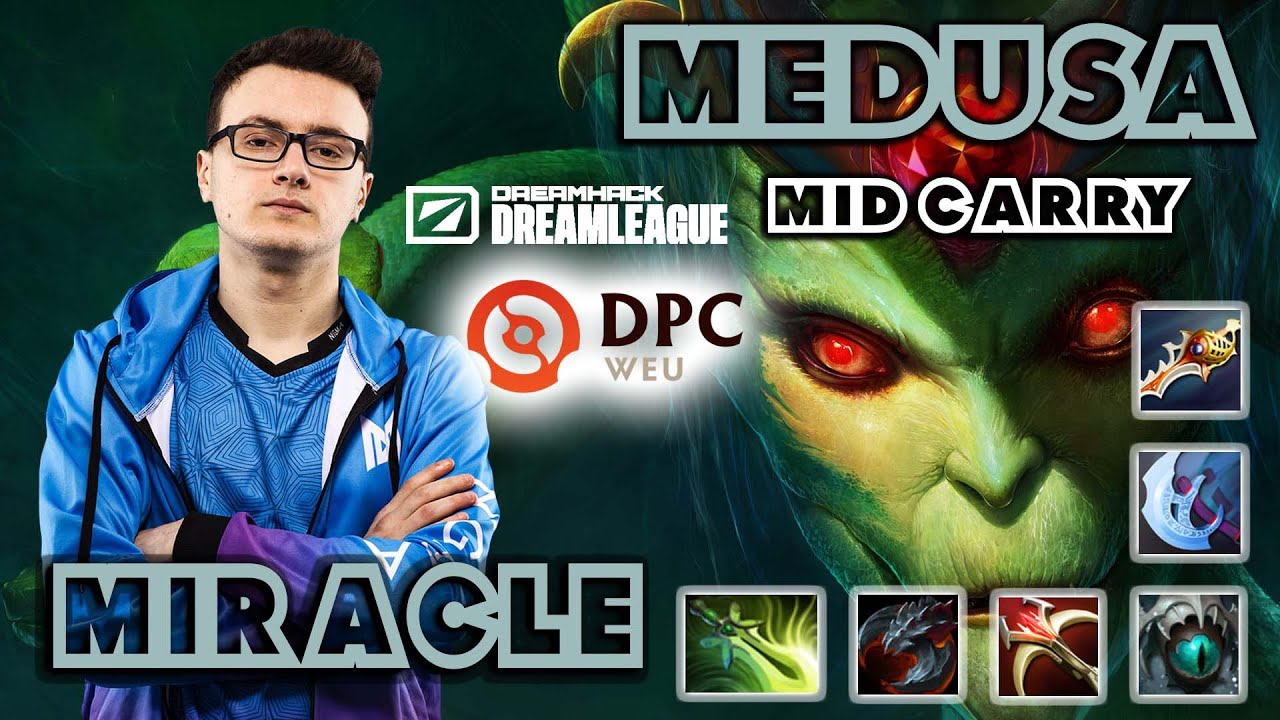 Miracle | Nigma Galaxy | Mid Carry | Medusa | DPC WEU Winter Tour 2021-22 Div 1 | Game 2 Bo3