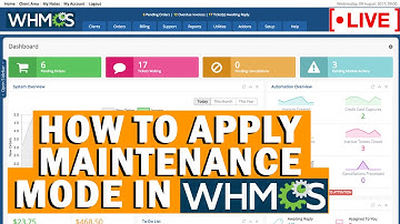 [🔴LIVE] How to apply maintenance mode in WHMCS and disable users from accessing client area?