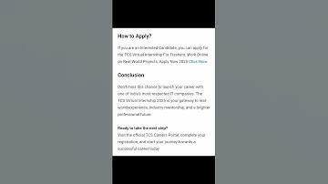 TCS Virtual Internship For Freshers: Work Online on Real-World Projects, Apply Now 2025