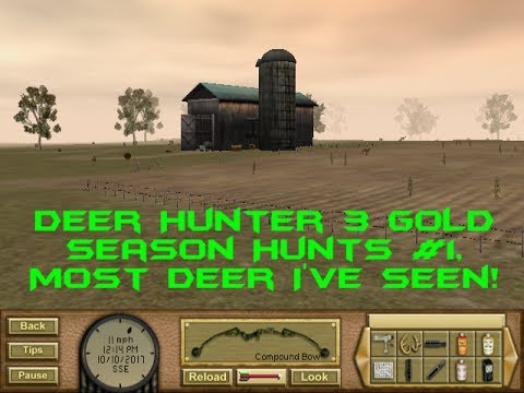 Deer Hunter 3 Gold Season Hunts #1 Most deer I've seen!