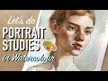 Tips on Doing Portrait Studies in Watercolour! 🎨 *Bonus Video*