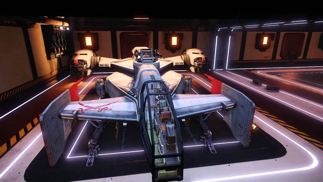 Star Citizen Hangar tour with Cutlass - Part 1 - YouTube