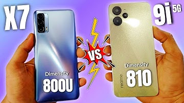 Realme 9i 5G Vs Realme X7 Speed Test | Dimensity 810 Vs Dimensity 800U Speed Test | Atul Tech Bazaar