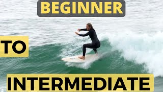 3 MONTH SURF PROGRESSION | Adv Beginner To Intermediate Female