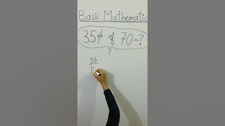 😳 CLEAN BASIC MATHEMATICS 35% of 70=? NO CALCULATORS ALLOWED! #Shorts