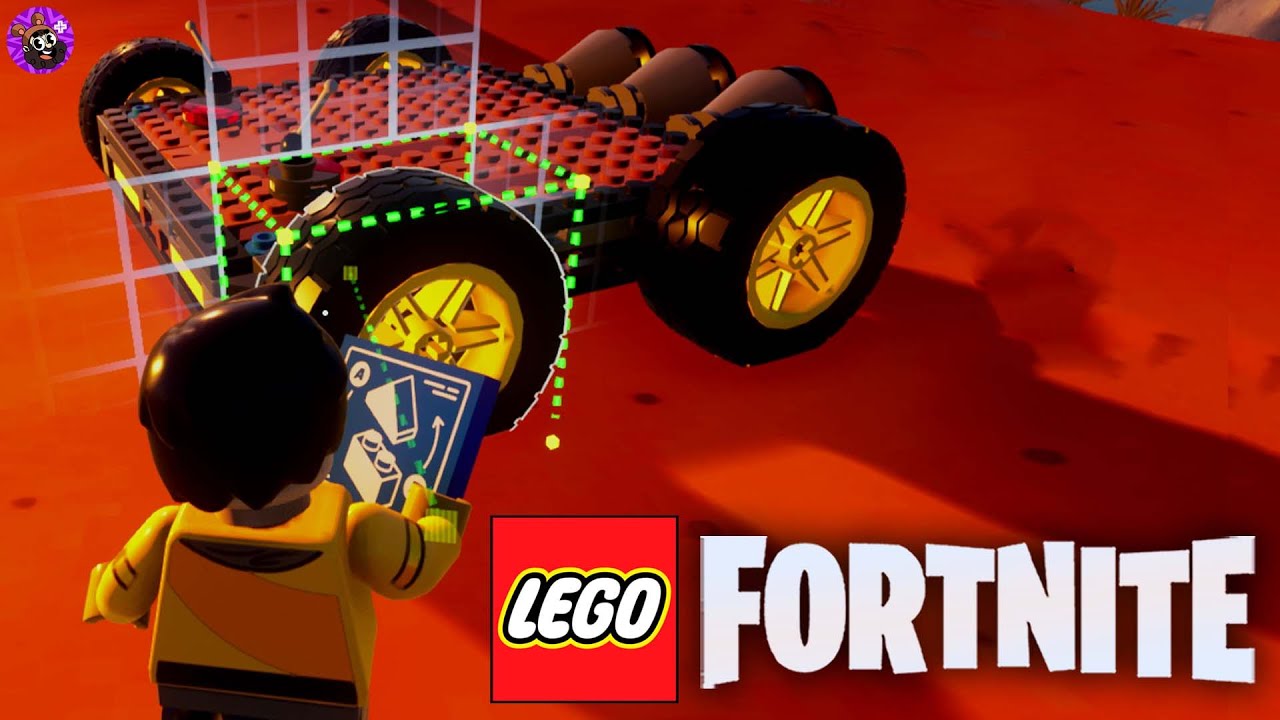 COMO HACER AUTOS en LEGO FORTNITE? + ¡DESCUBRÍ EL ``REDSTONE``! 