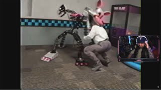 GRABACIÓN REAL DE LA MORDIDA DE MANGLE A UN HUMANO!! | FNAF VHS REACCION