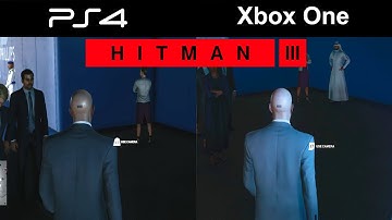 HITMAN 3 PS4 Vs Xbox One Graphics Comparison 4K Game Capture [20 Minute Gameplay]