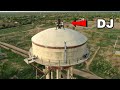 Playing DJ Speaker in 120 Feet Water Tank 😎 - पानी की टंकी में बजाया बड़ा डीजे स्पीकर