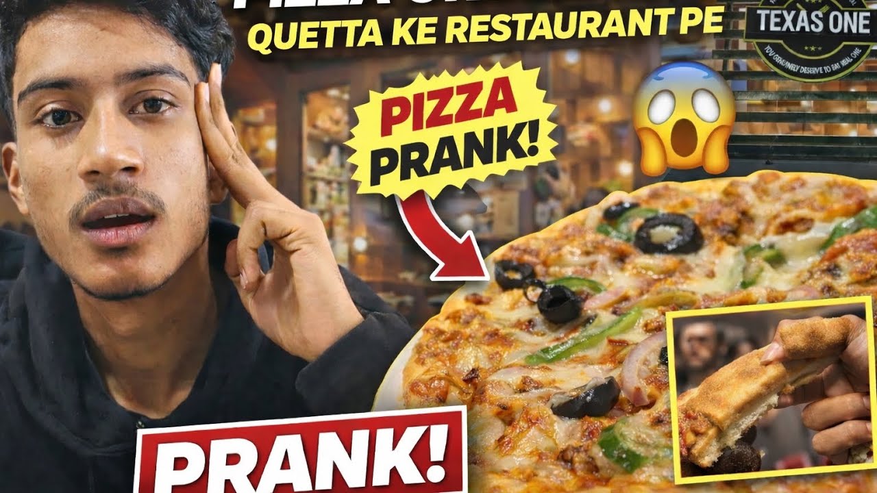 Aj ho gaya hamaray sath pizza prank