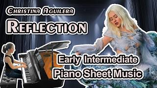 Reflection (from Mulan) (Christina Aguilera) Early Intermediate Piano Sheet Music (Arr. Jen Eklund)