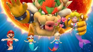 【マリオパーティ10】ワクワクウォーターズ対決！ピーチ姫デイジー姫ロザリーナ姫マリオ vs クッパ 4K UHD