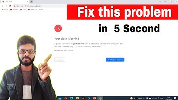 How to fix your clock is behind  Chrome Error ? || your clock is behind issue fix kaise kare ?
