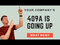 Your Company's 409A is Going Up!  What Now?