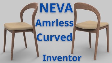 Vẽ ghế Neva không tay - Phần 2