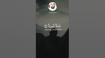 سورة الغاشية خالد الجليل تلاوة خاشعة