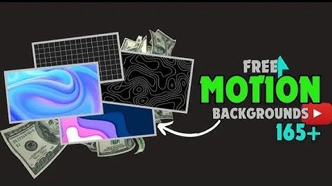 Free Motion Backgrounds Like @Algrow, @decodingyt