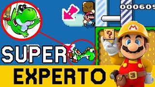 PARECÍA UN NIVEL INOFENSIVO....PARECÍA 😨 - SUPER EXPERTO NO SKIP | Super Mario Maker - ZetaSSJ