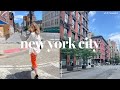 NYC vlog! | exploring the city, thrifting, art &amp; lots of food