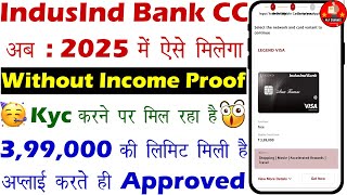 IndusInd Bank Credit Card Approved 3,99,000 की लिमिट के साथ।🥳