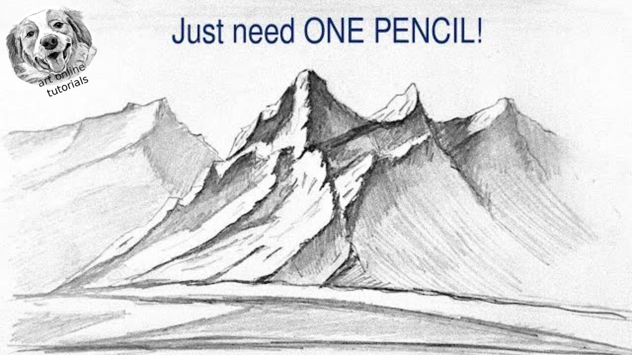 How to Draw Mountains: Easy Step by Step Tutorial