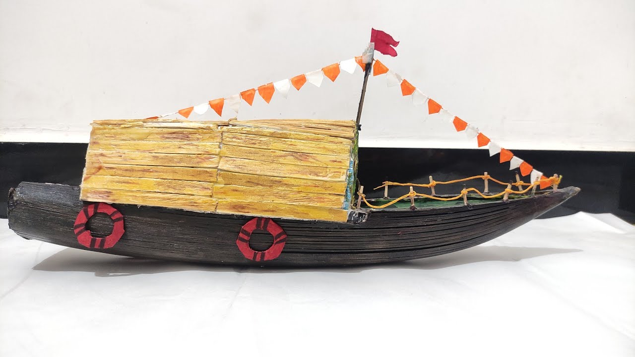Wood Stick Boat Make | Ice cream Stick | Yash Marde 