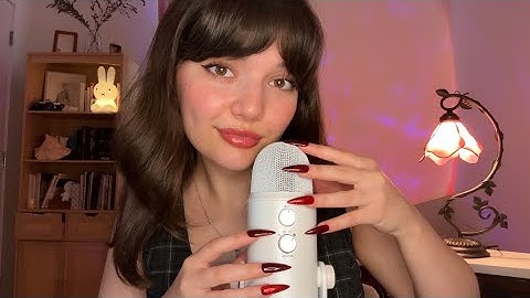 ASMR BARE MIC SCRATCHING ALL THE WAY DOWN (Fast to Slow, Mouth Sounds and Rambles)