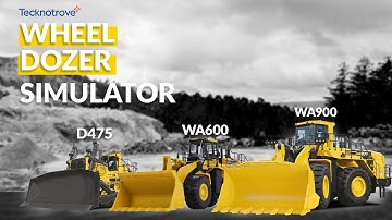 Dozer Simulator | Tracked Dozer Simulator | Wheeled Dozer Simulator Tecknotrove 2025