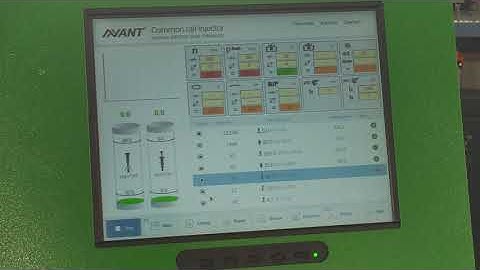 Common rail injector test bench EPS207 test Cummins injector